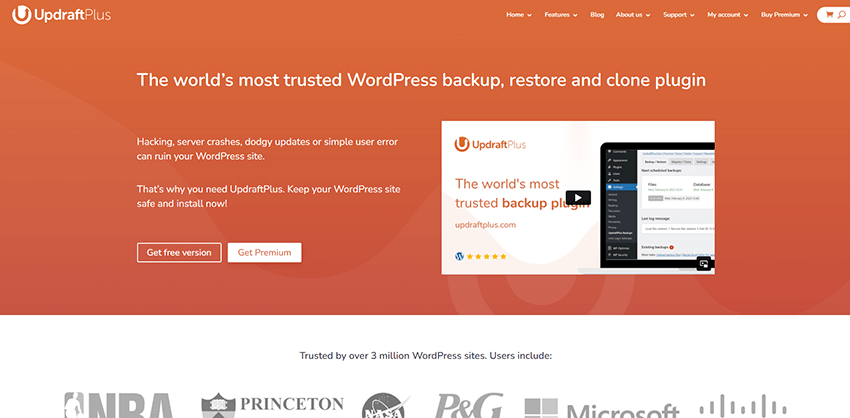 Updraftplus - Best WordPress Backup Plugins