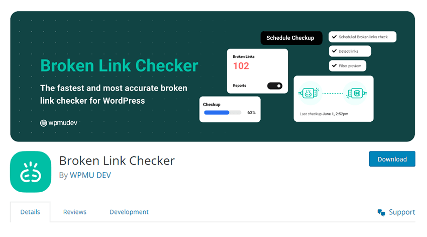 Broken Link Checker WordPress Plugin