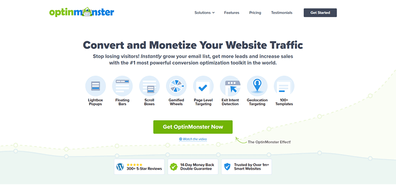 Optinmonster WordPress Plugin - One Of The most popular WordPress popup plugins